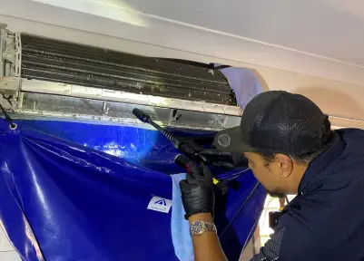 Deep cleaning an air conditioner